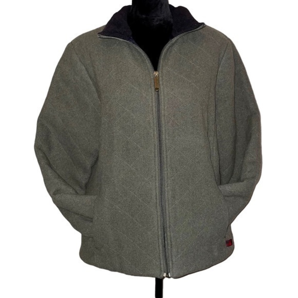 Woolrich Wool Coat Olive Green SIZE Large